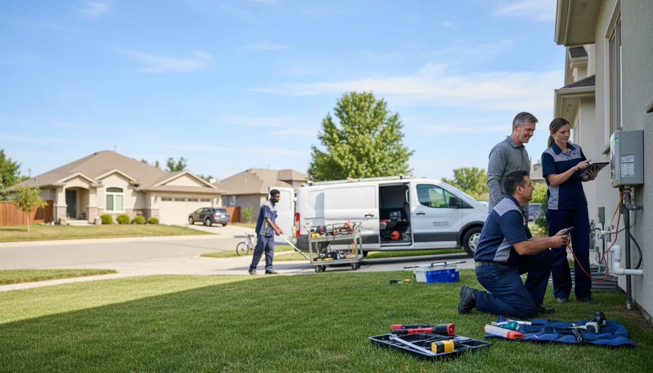 Tankless water heater service in Marshall, ND